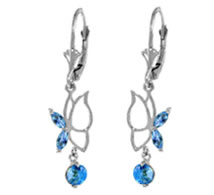 baby ble zirconium earrings