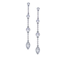 cubic zirconium earrings