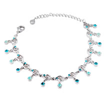 blue beaded chocker